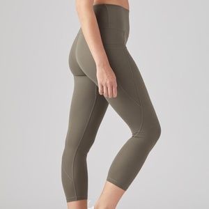 Glyder Olive Green Leggings with Pockets